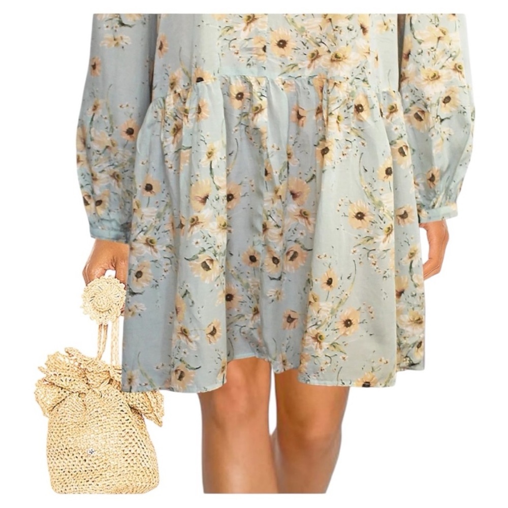 H&M Floral mini Dress - Picture 3 of 4